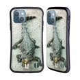 thumbnail image 1 of Head Case Designs Wildlife Open-Mouthed Crocodile Hybrid Case Compatible with Apple iPhone 13, 1 of 7