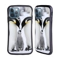 thumbnail image 1 of Head Case Designs Wildlife Penguin Family On Ice Hybrid Case Compatible with Apple iPhone 12 / iPhone 12 Pro, 1 of 7