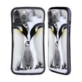thumbnail image 1 of Head Case Designs Wildlife Penguin Family On Ice Hybrid Case Compatible with Apple iPhone 14 Pro Max, 1 of 7