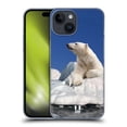 thumbnail image 1 of Head Case Designs Wildlife Polar Bear On Ice Hard Back Case Compatible with Apple iPhone 15, 1 of 7