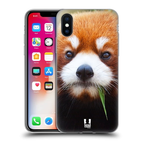 Head Case Designs Wildlife Red Panda Soft Gel Case Compatible with Apple iPhone X / iPhone XS