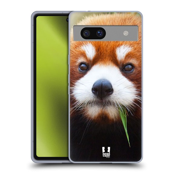 Head Case Designs Wildlife Red Panda Soft Gel Case Compatible with Google Pixel 7a