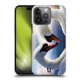 thumbnail image 1 of Head Case Designs Wildlife Swans In Love Hard Back Case Compatible with Apple iPhone 14 Pro, 1 of 7