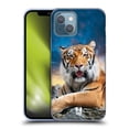 thumbnail image 1 of Head Case Designs Wildlife Tiger Sky Background Soft Gel Case Compatible with Apple iPhone 13, 1 of 7