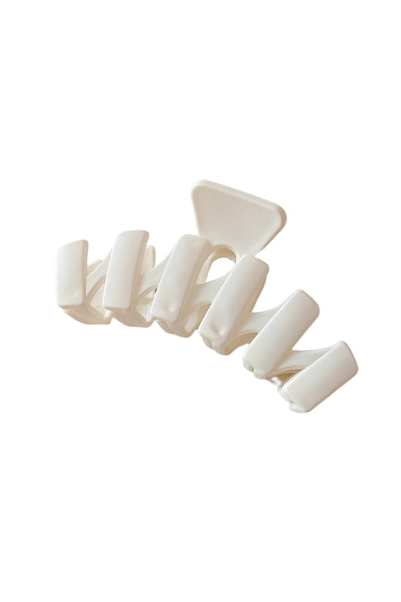 Head Clip Trendy Beautiful Strong Claw Large Size Eco-friendly Daily Styling Resin Solid Color Shark Clip Hair Accessories