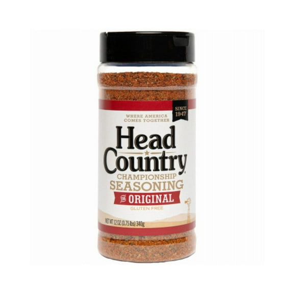 Head Country Bar-B-Q Championship MFF30 Seasoning, Original | Gluten MSG Free Barbecue Seasoning | Bold & Herbal Dry Spice Rub To Boost The Flavor Of All Your BBQ Favorites | 12 Ounce, Pack of 1