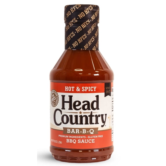 Head Country Hot & Spicy BBQ Sauce, 20 oz