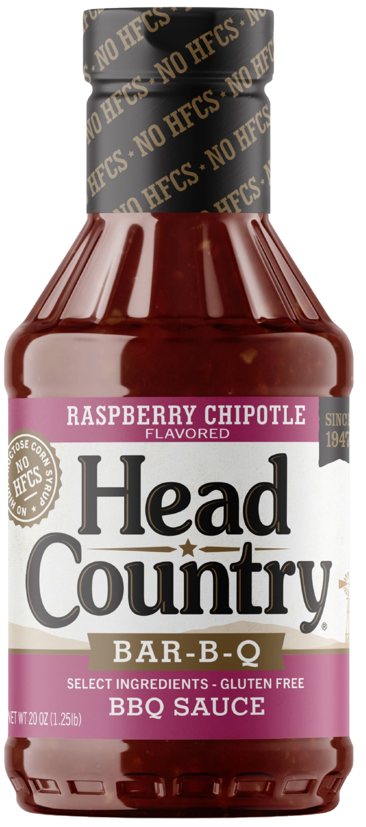 Head Country Raspberry Chipotle BBQ Sauce, 20 oz