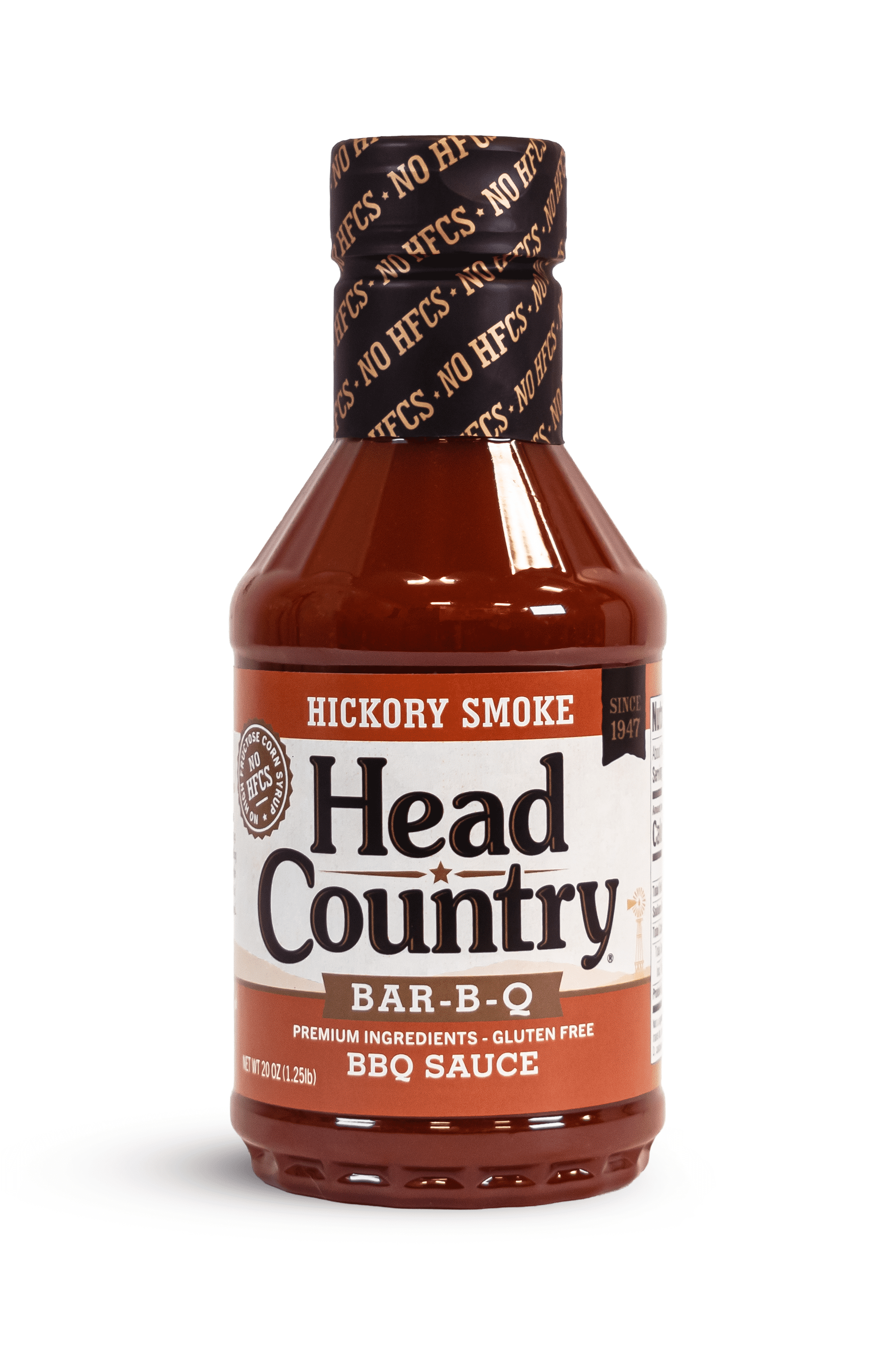 Head Country Hickory Smoke BBQ Sauce 20 Ounce Smoky and Sweet
