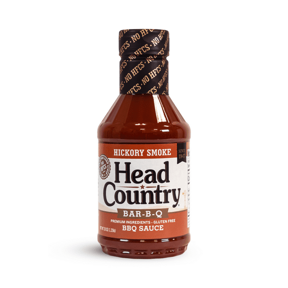 Head Country Hickory Smoke BBQ Sauce, Gluten-Free, 20 Ounce