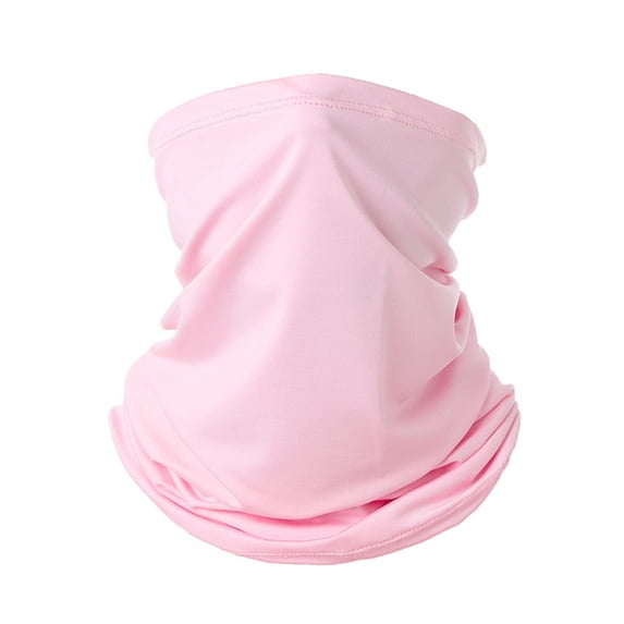 Head Cover Mask Sun UV Protection Hood Breathable, Soft Face Mask for Men Women - Motorcycle Fish Pink One Size