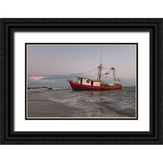 Head, Danny 14x11 Black Ornate Wood Framed with Double Matting Museum Art Print Titled - Run Aground II