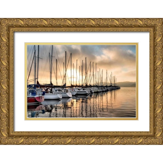 Head, Danny 14x11 Gold Ornate Wood Framed with Double Matting Museum Art Print Titled - Take me Away