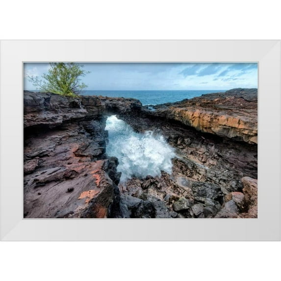 Head, Danny 14x11 White Modern Wood Framed Museum Art Print Titled - Arch Rock I