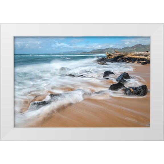 Head, Danny 14x11 White Modern Wood Framed Museum Art Print Titled - Rushing Back