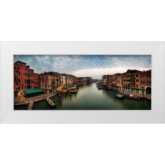 Head, Danny 14x8 White Modern Wood Framed Museum Art Print Titled - Rialto Panorama