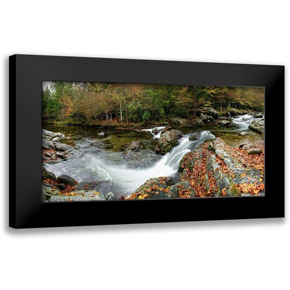 Head, Danny 14x9 Black Modern Framed Museum Art Print Titled - River Panorama