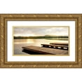 thumbnail image 1 of Head, Danny 14x9 Gold Ornate Wood Framed with Double Matting Museum Art Print Titled - Pointing Toward the Sun, 1 of 4