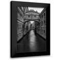 thumbnail image 1 of Head, Danny 17x24 Black Modern Framed Museum Art Print Titled - BandW Bridge of Sighs, 1 of 5
