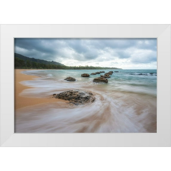 Head, Danny 18x13 White Modern Wood Framed Museum Art Print Titled - Anahola V