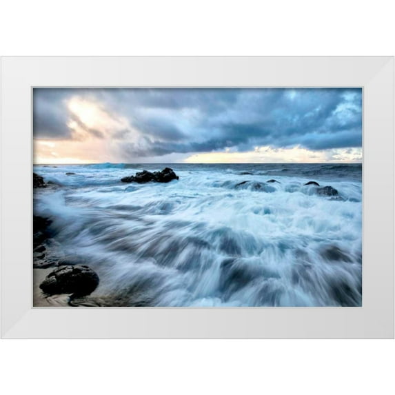 Head, Danny 18x13 White Modern Wood Framed Museum Art Print Titled - Coming at Ya