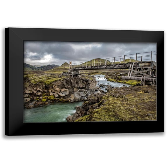 Head, Danny 24x17 Black Modern Framed Museum Art Print Titled - Hikers Bridge III
