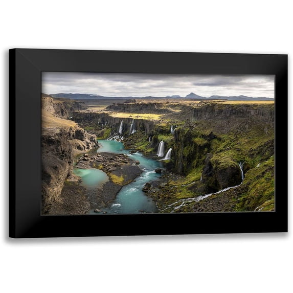 Head, Danny 24x17 Black Modern Framed Museum Art Print Titled - Valley of Tears II