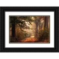 thumbnail image 1 of Head, Danny 24x17 Black Ornate Wood Framed with Double Matting Museum Art Print Titled - Autumns Walk II, 1 of 4