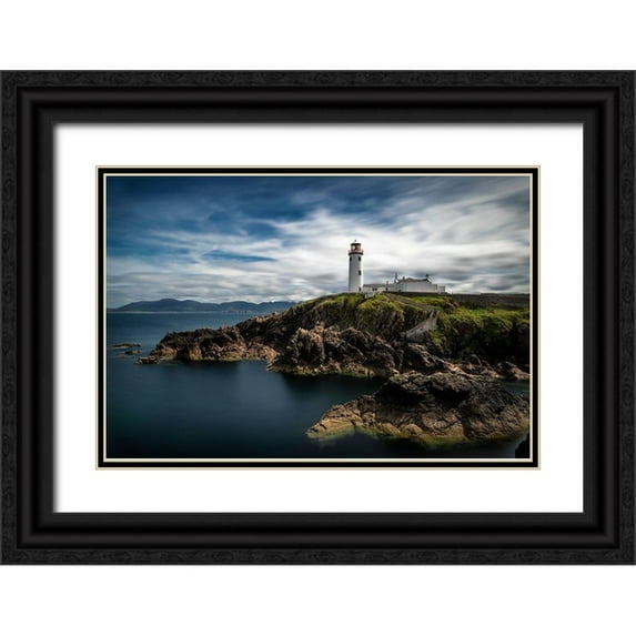 Head, Danny 24x17 Black Ornate Wood Framed with Double Matting Museum Art Print Titled - Irish Morning