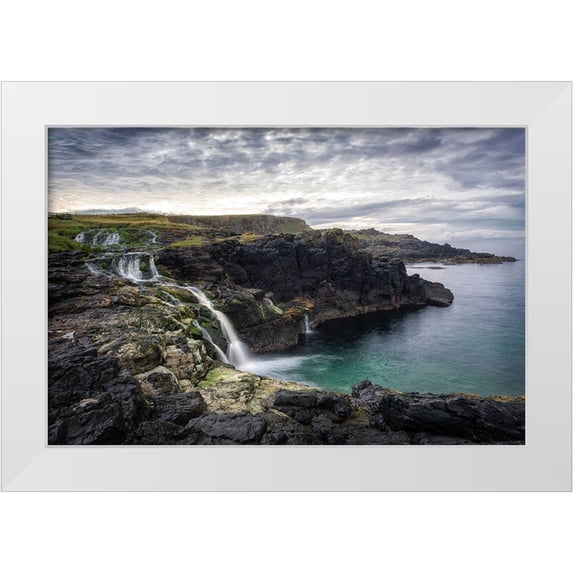 Head, Danny 24x17 White Modern Wood Framed Museum Art Print Titled - Northern Coast