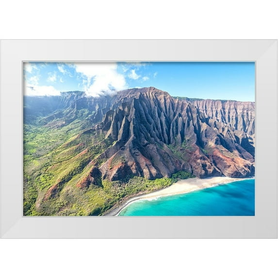 Head, Danny 24x17 White Modern Wood Framed Museum Art Print Titled - Northshore III