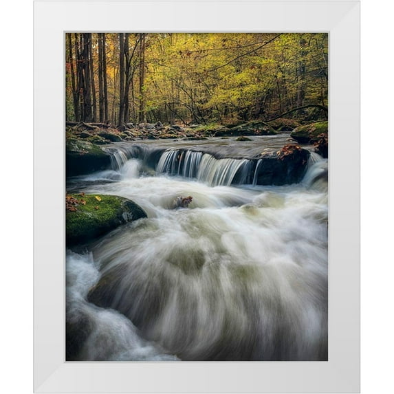 Head, Danny 26x32 White Modern Wood Framed Museum Art Print Titled - In Deep