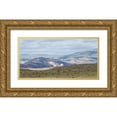 thumbnail image 1 of Head, Danny 32x18 Gold Ornate Wood Framed with Double Matting Museum Art Print Titled - HIghland Grazing II, 1 of 4