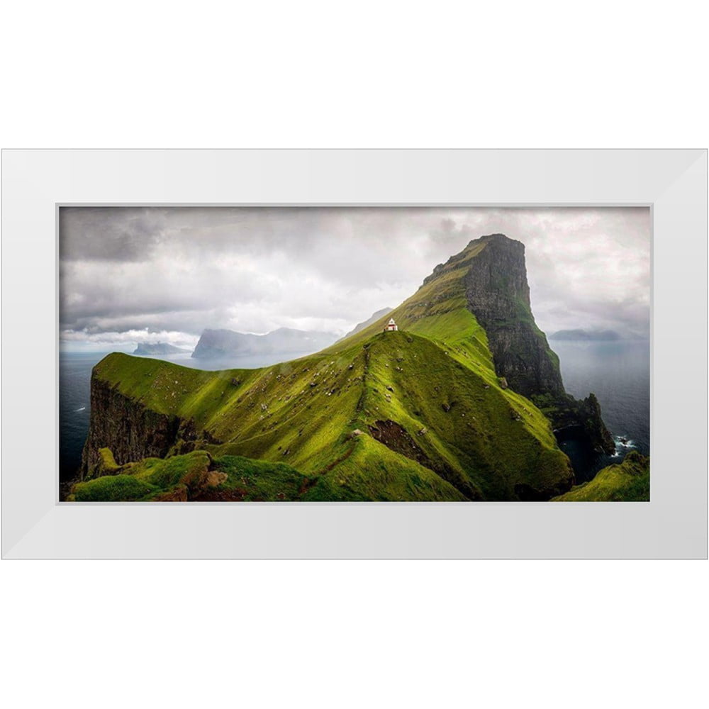 Head, Danny 32x18 White Modern Wood Framed Museum Art Print Titled ...