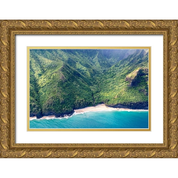 Head, Danny 32x23 Gold Ornate Wood Framed with Double Matting Museum Art Print Titled - Northshore V