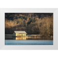 thumbnail image 1 of Head, Danny 32x23 White Modern Wood Framed Museum Art Print Titled - Boathouse Reflections, 1 of 4