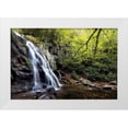 thumbnail image 1 of Head, Danny 32x23 White Modern Wood Framed Museum Art Print Titled - Spruce Flat Falls at Morning, 1 of 4