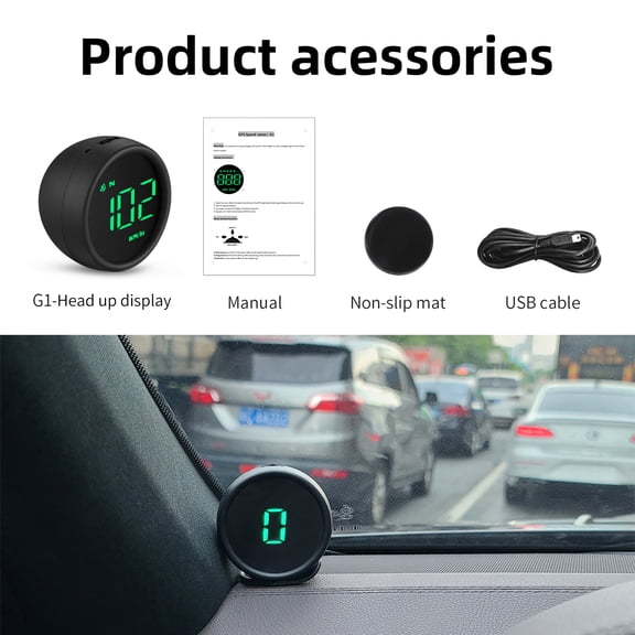 Head Display,Car Head Speed Overspeed Reminder Head Display Universal Car Reminder All Vehicle Display With Speed With Speed Overspeed Huiop Dsfen Wyan