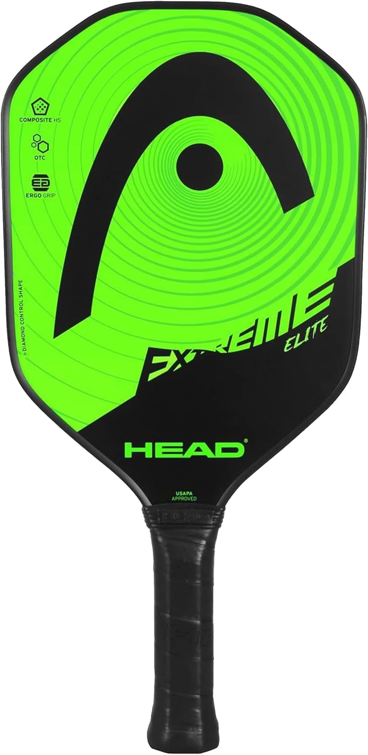 HEAD Extreme Elite Pickleball Paddle, Green, 7.8 Ounce