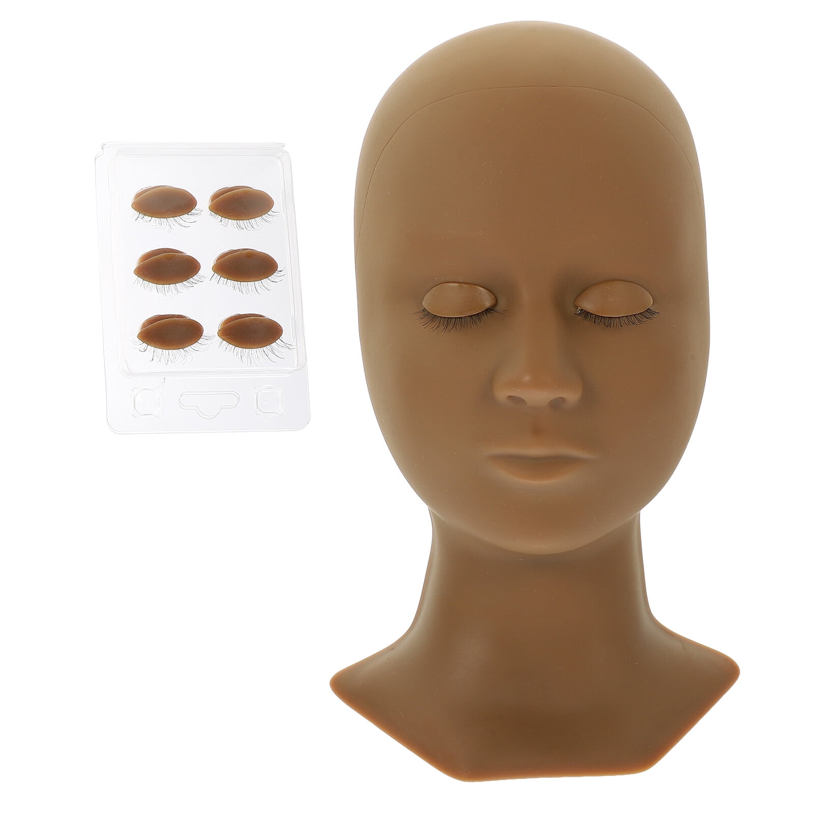 Head Eyelash Mannequin Training Practice Extension Lash Eyelids Makeup Make Up Grafting Dummy
