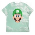 thumbnail image 1 of Head Face Luigi's Mansion Unisex Short-sleeve Shirt For Men Women Novelty 3D Print T-Shirt Soft Comfortable Tee Shirts, 1 of 7