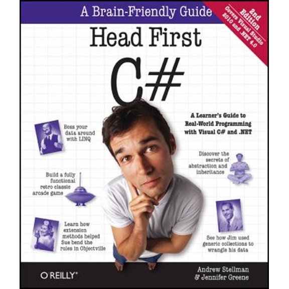 Pre-Owned Head First C#: A Learner's Guide to Real-World Programming with Visual C# and .NET (Paperback) 1449380344 9781449380342