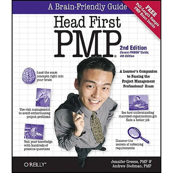 Pre-Owned Head First PMP: A Brain-Friendly Guide to Passing the Project Management Professional Exam by Jennifer Greene and Andrew Stellman (Paperback), Computing & Internet, COMPUTERS / Certification Guides / General, English
