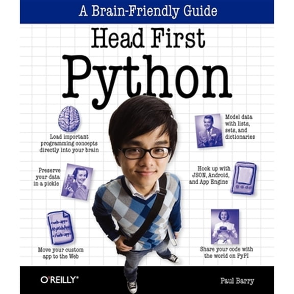 Pre-Owned Head First Python: A Brain-Friendly Guide (Paperback) by Paul Barry