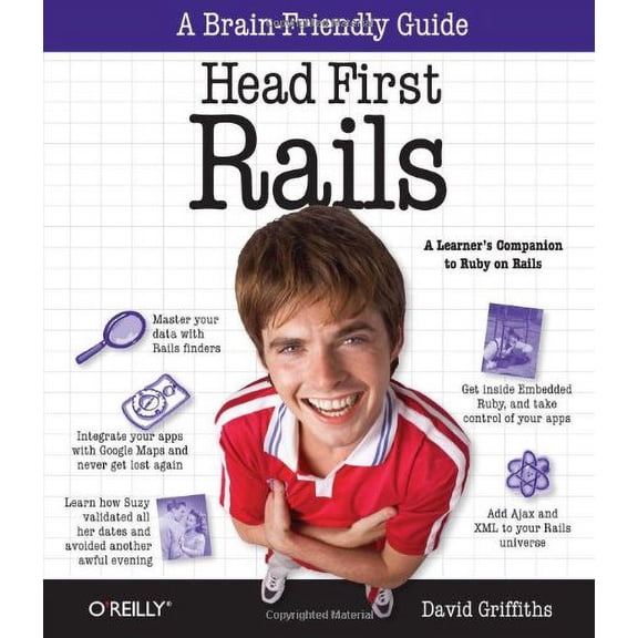 Pre-Owned Head First Rails: A Learner's Companion to Ruby on Rails (Paperback) 0596515774 9780596515775