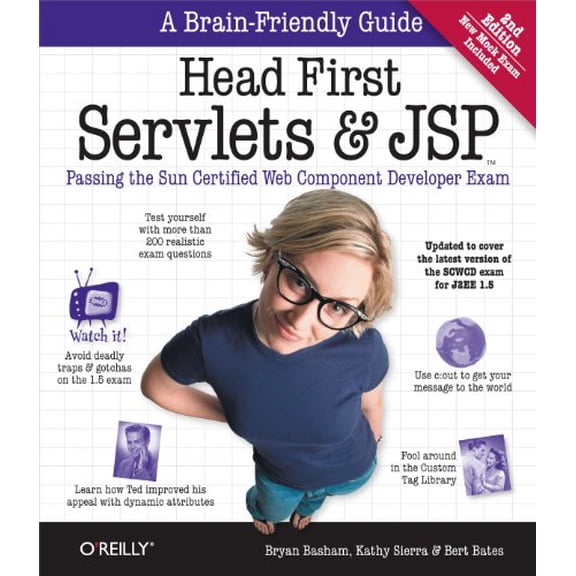 Pre-Owned Head First Servlets and JSP: Passing the Sun Certified Web Component Developer Exam (Paperback) 0596516681 9780596516680