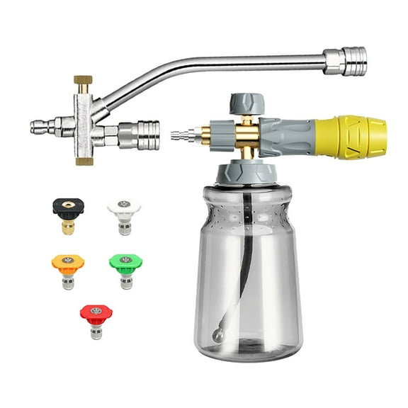 Head Foam Sprayer for Car Washing - High-Pressure Spray Nozzles for Soap Cleaning - Car Accessories for Men and Snow Foam Applications