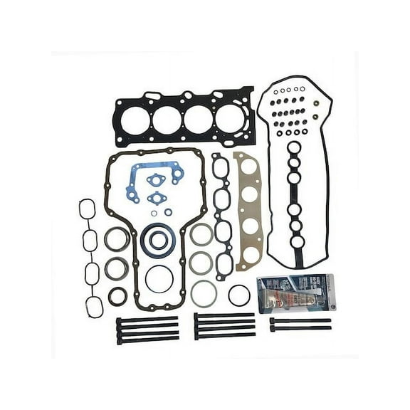 Head Gasket Set - with 10 Head Bolts, Intake and Exhaust Manifold Gaskets, Valve Cover Gasket, Steam Seals, Seal Gaskets, Water Pump Gasket, and O-Rings - Compatible with 2003 - 2008 Pontiac Vibe 2005