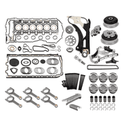 Head Gasket Set Timing Chain Piston Kit For 08-19 BMW 335i 535i X3 X5 N55 3.0L E82 E88 F21 E90 E91 E92 E93
