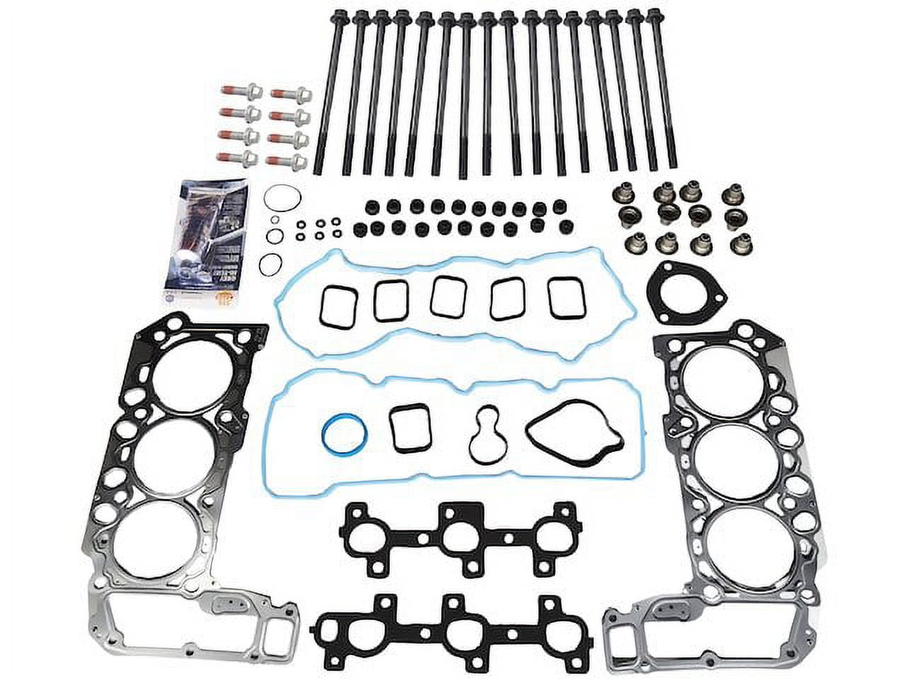 Head Gasket Set with Head Bolts - Compatible with 2007 - 2011 Dodge Nitro 3.7L V6 - Replacement